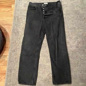 Agolde jeans size 28 black